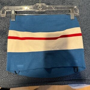 Forever 21 Blue and White Crop Top